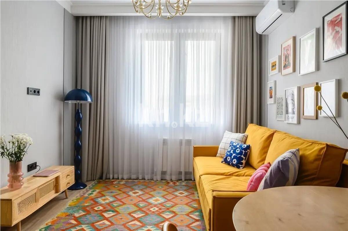 Продажа 2-комнатной квартиры, 53 м² в Алматы