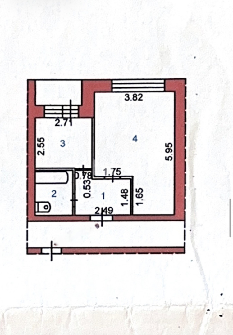 Продажа 1-комнатной квартиры, 35 м² в Караганде - фото 7