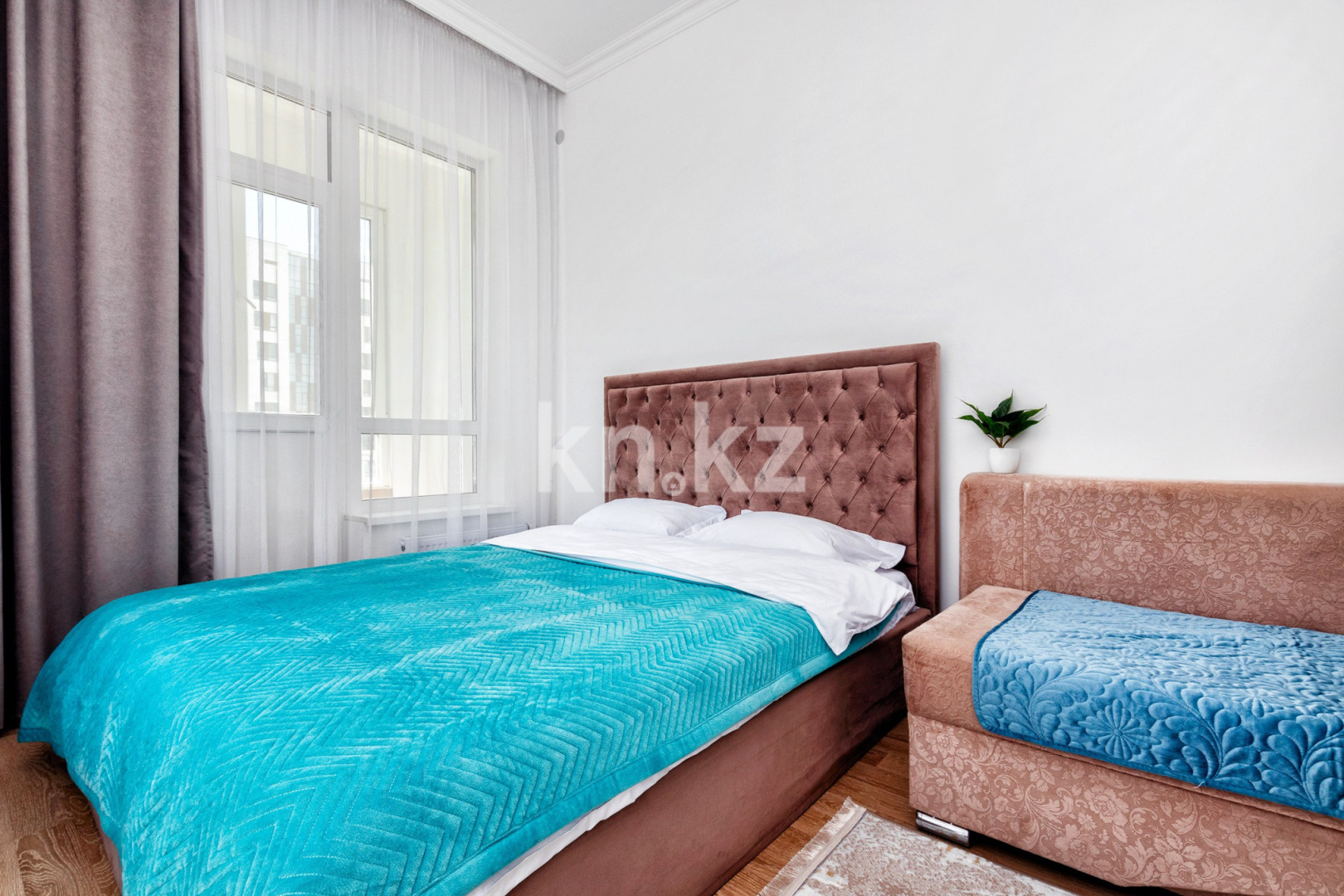 Аренда 2-комнатной квартиры посуточно, 75 м², пр. Кабанбай батыра, дом  60а/2 - Аренда квартир посуточно в Астане с фото фото 5 из 14