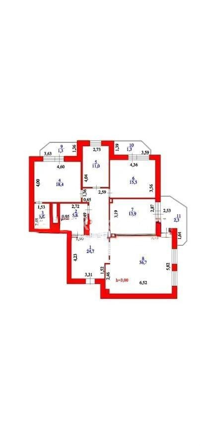 Продажа 4-комнатной квартиры, 135 м² - Продажа квартир в р-не Сарыарка Астаны - страница 9 фото 7 из 7