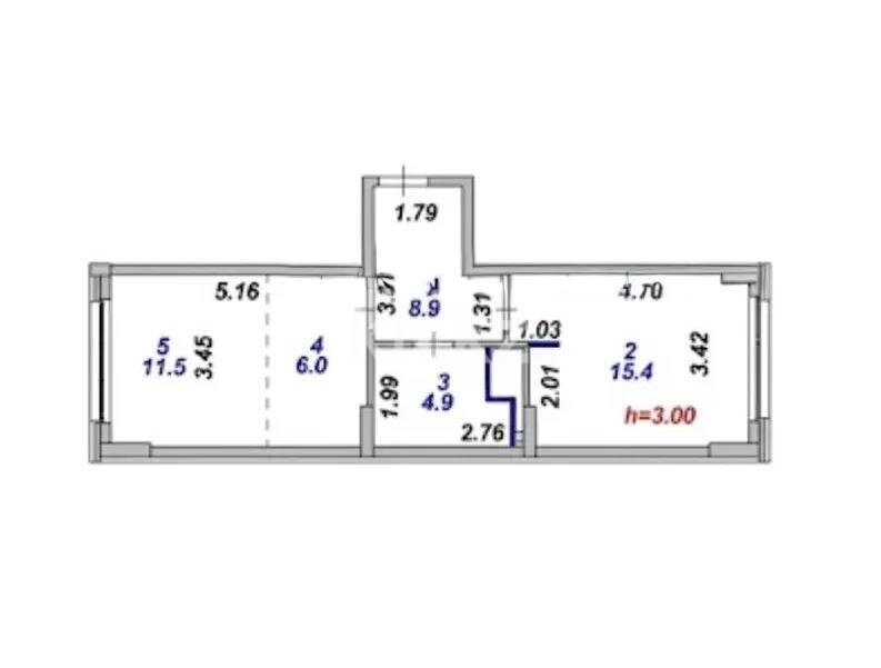 Продажа 2-комнатной квартиры, 44.7 м² в Астане - фото 6