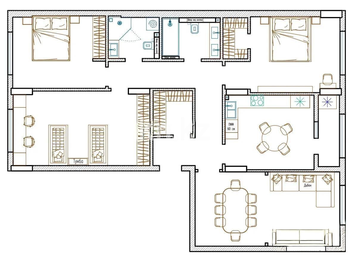 Продажа 4-комнатной квартиры, 125 м² - Продажа квартир в Астане - страница 8 фото 7 из 7