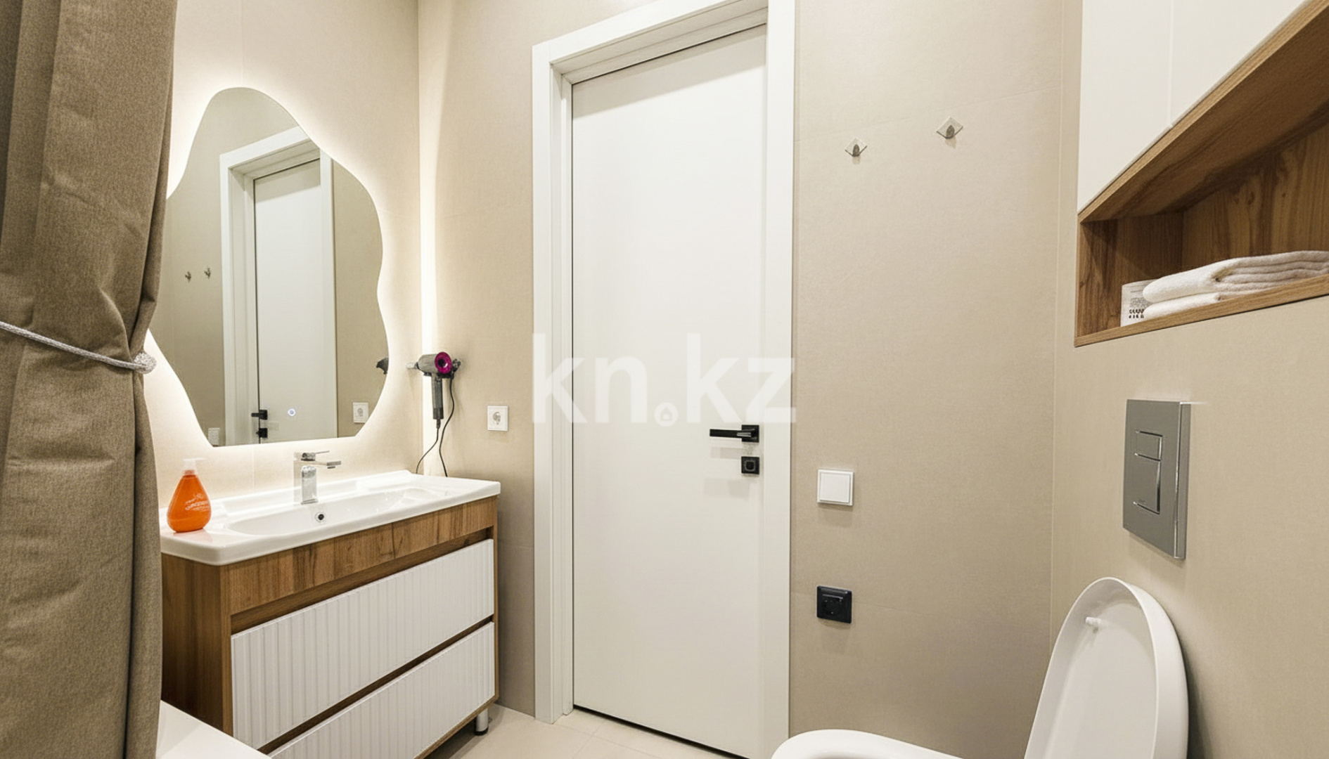 Аренда 2-комнатной квартиры посуточно, 53 м² - Аренда двухкомнатных квартир посуточно от хозяев в Алматы фото 15 из 22