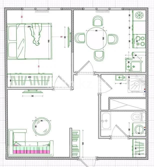 Продажа 2-комнатной квартиры, 60 м² - Продажа недвижимости в Казахстане - страница 6 фото 1 из 1