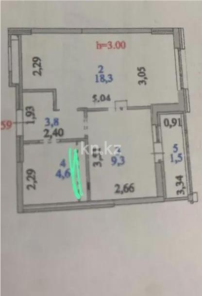 Продажа 1-комнатной квартиры, 37.5 м², пр. Туран, дом  50/3 в Астане - фото 3