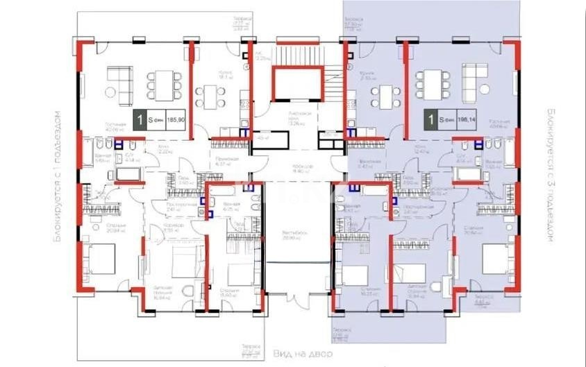 Продажа 4-комнатной квартиры, 196 м² - Продажа четырехкомнатных квартир от собственников в Алматы фото 1 из 1
