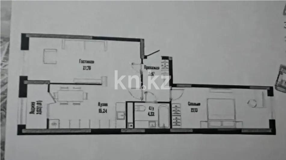 Продажа 2-комнатной квартиры, 70 м², ул. Бухар жырау, дом  12/2 - Продажа квартир в новостройках Астаны с фото фото 1 из 1