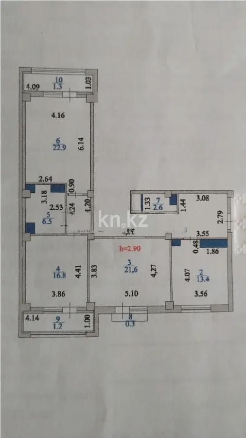 Продажа 3-комнатной квартиры, 106 м² - Продажа квартир в новостройках Астаны без посредников - страница 3 фото 3 из 3