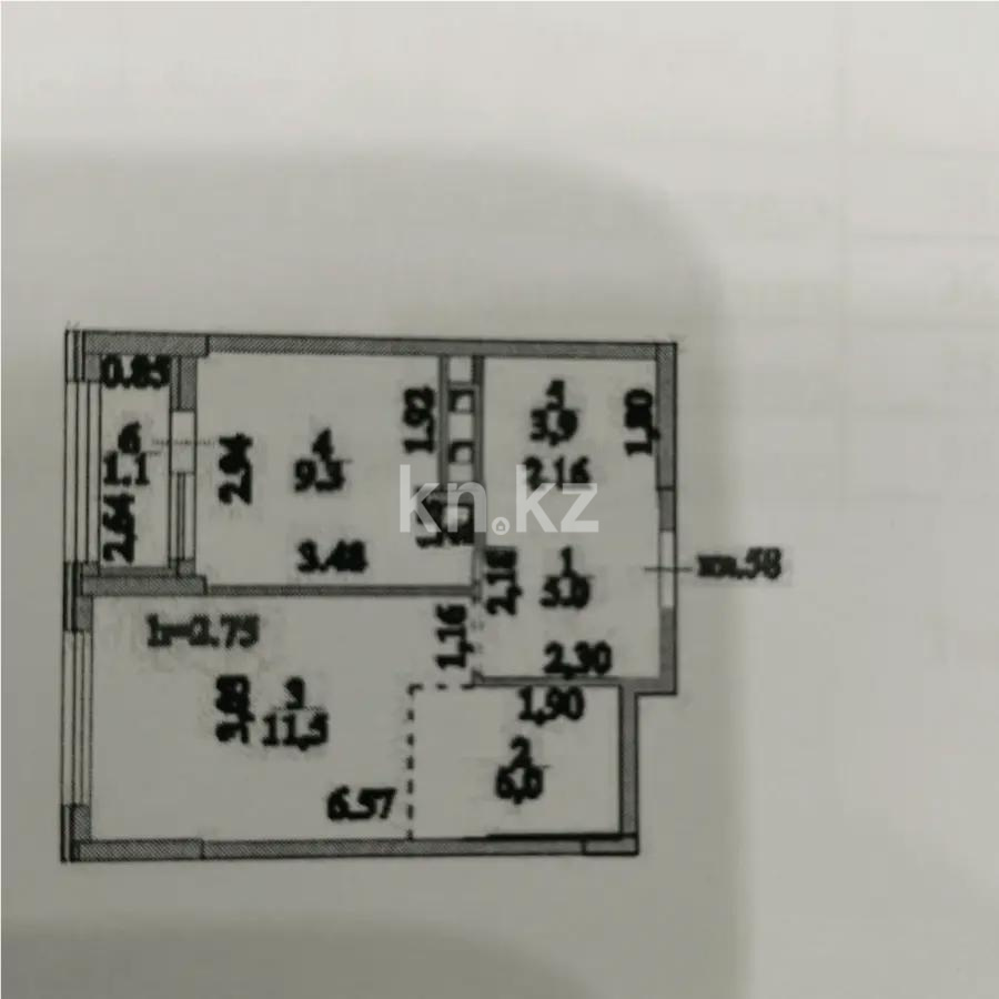 Продажа 2-комнатной квартиры, 37 м², пр. Туран, дом  55/10 в Астане - фото 6