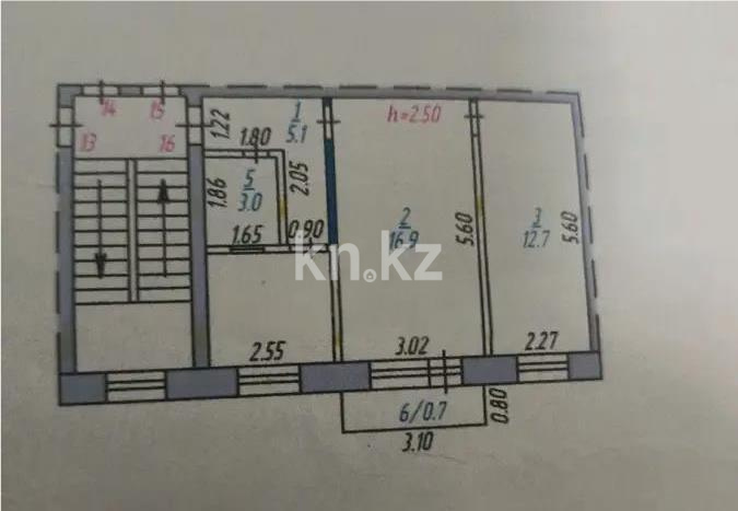 Продажа 2-комнатной квартиры, 44 м², бульвар Независимости, дом  2 - Продажа квартир в Казахстане фото 1 из 1