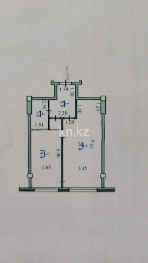 Продажа 2-комнатной квартиры, 46.9 м², ул. Ауэзова, дом  2/8 в Алматы - фото 3