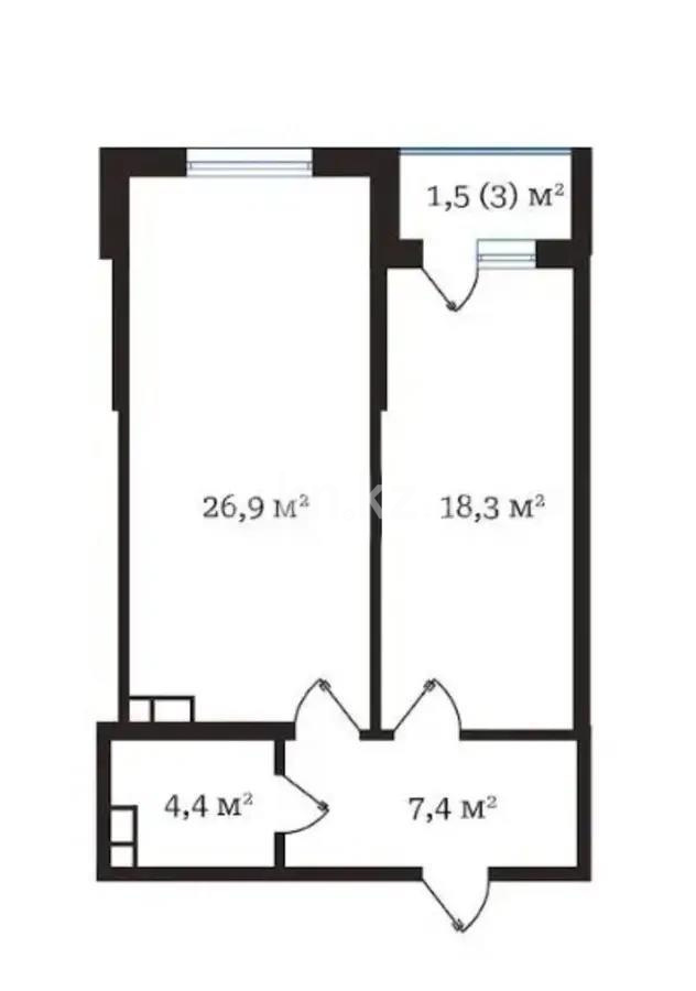 Продажа 2-комнатной квартиры, 58 м² в Алматы - фото 2