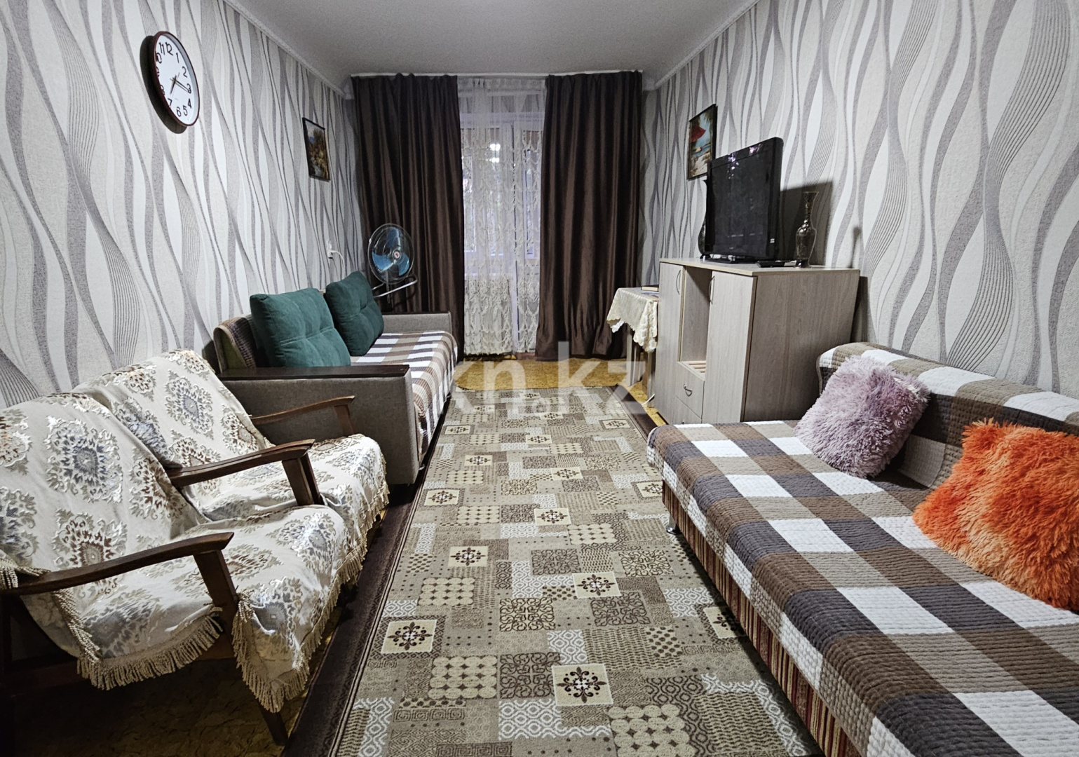 Аренда 2-комнатной квартиры посуточно, 42 м² - Аренда двухкомнатных квартир посуточно в Алматы фото 1 из 18