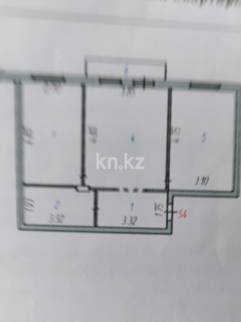 Аренда 2-комнатной квартиры, 57 м², пр. Республики, дом  8 - Аренда жилой и коммерческой недвижимости в Темиртау фото 1 из 3