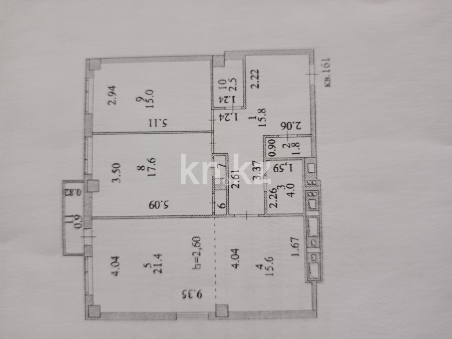 Продажа 3-комнатной квартиры, 96 м², Ш. Кудайбердиулы, дом  17 - ул. Манаса - Продажа жилой и коммерческой недвижимости в Астане фото 1 из 7