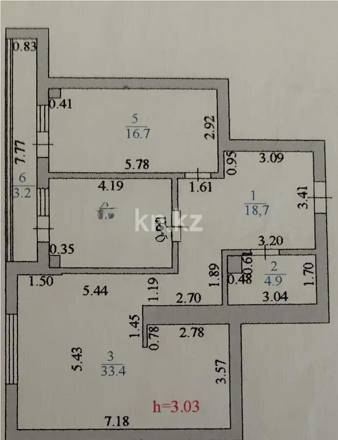 Продажа 3-комнатной квартиры, 90 м² в Астане - фото 7
