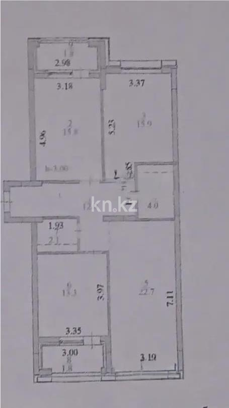 Продажа 3-комнатной квартиры, 93 м², ул. Бектурова, дом  1/2 в Астане - фото 7