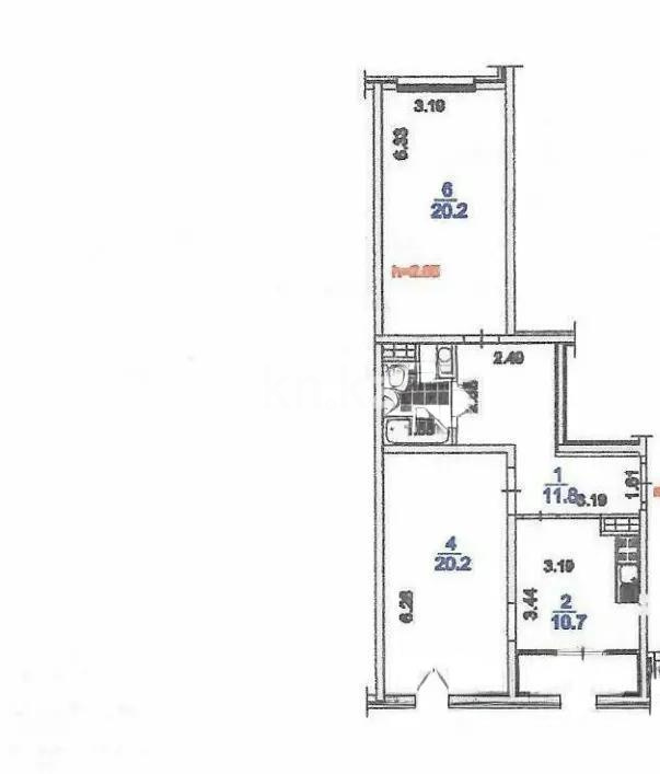 Продажа 2-комнатной квартиры, 68.6 м² - Продажа двухкомнатных квартир в Алматы - страница 9 фото 3 из 3