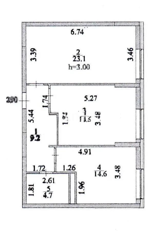 Продажа 2-комнатной квартиры, 69.4 м² - Аренда квартир помесячно в Кокшетау фото 5 из 5