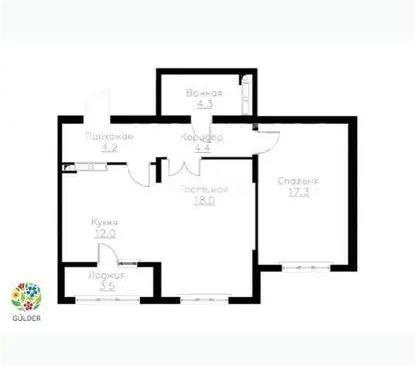 Продажа 2-комнатной квартиры, 65 м², ул. Абишева, дом  36/9 - Продажа квартир в Алматы фото 1 из 1