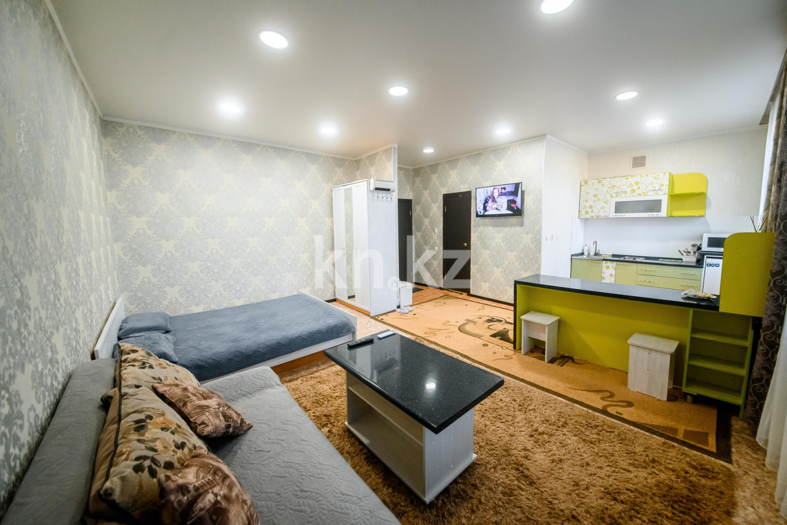 Аренда 1-комнатной квартиры посуточно, 43 м², пр. Республики, дом  93/1 - Аренда жилой и коммерческой недвижимости в Темиртау фото 11 из 22