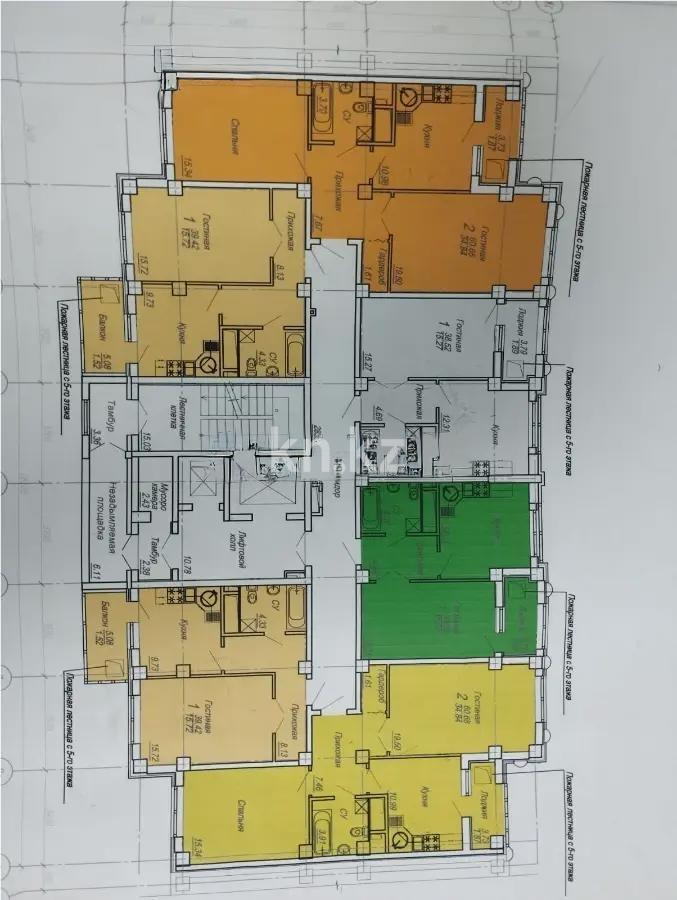Продажа 1-комнатной квартиры, 43 м² в Астане