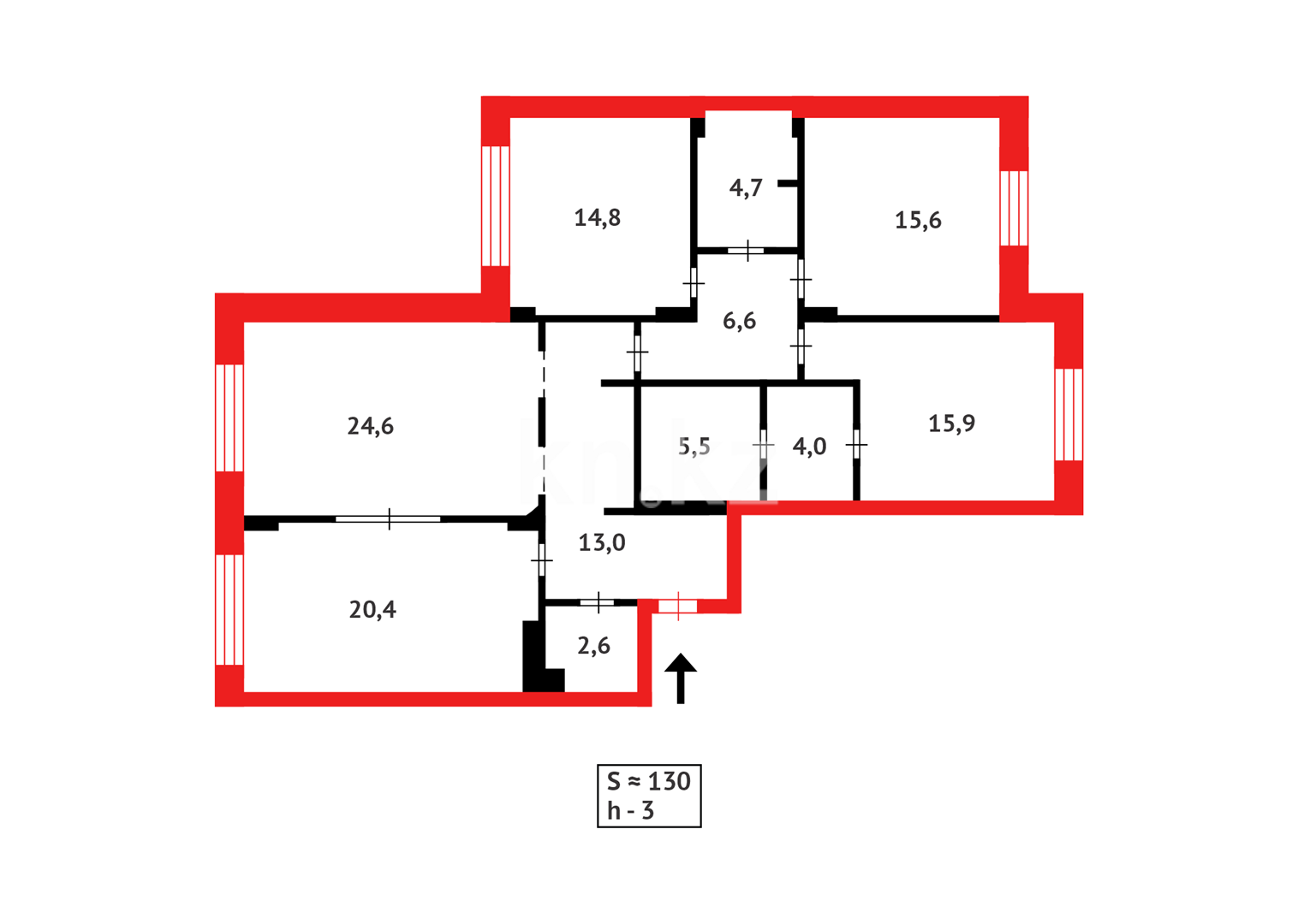 Продажа 4-комнатной квартиры, 130 м² - Продажа квартир в новостройках Астаны - страница 87 фото 36 из 36