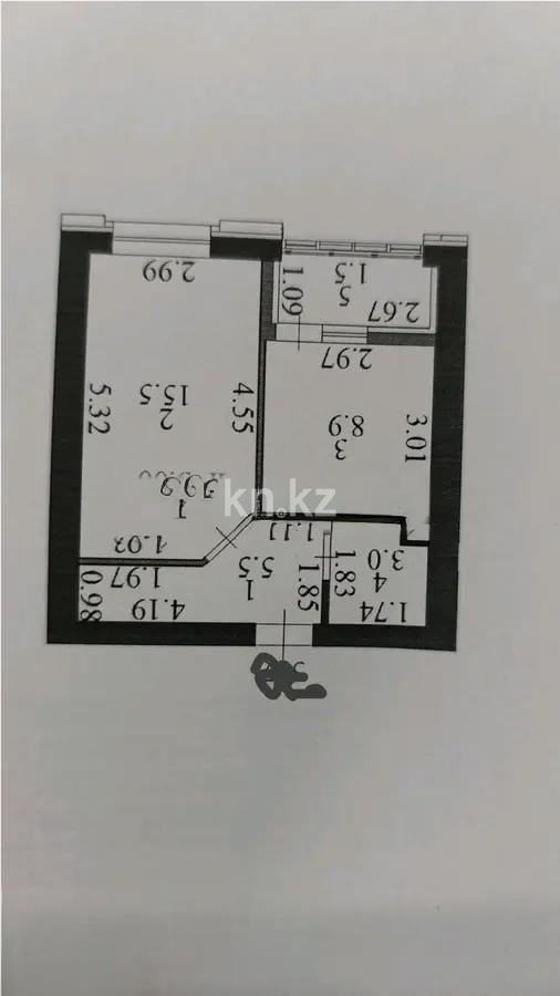 Продажа 1-комнатной квартиры, 34.5 м², ул. Култегин, дом  4 - Продажа  однокомнатных квартир в новостройках Астаны без посредников с фото фото 1 из 1
