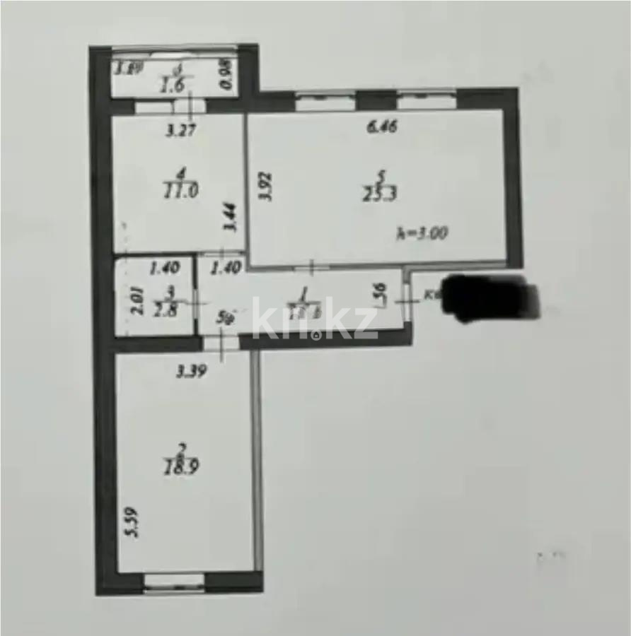 Продажа 2-комнатной квартиры, 68 м², ул. Акжан, дом  12 - Продажа квартир в Астане фото 1 из 1