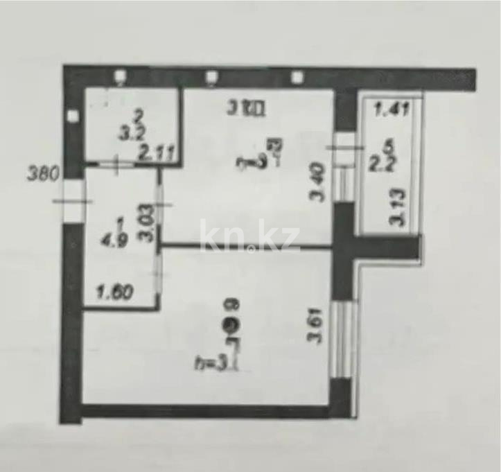 Продажа 1-комнатной квартиры, 40 м² - Продажа недвижимости в Астане - страница 23 фото 4 из 4