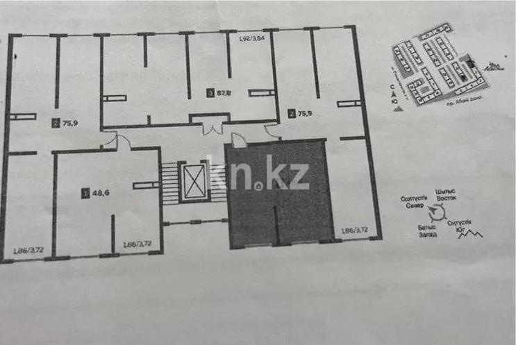 Продажа 1-комнатной квартиры, 48.6 м² в Алматы