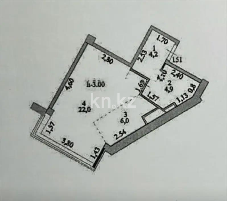 Продажа 1-комнатной квартиры, 37 м² - Недвижимость в Казахстане - страница 27 фото 3 из 3