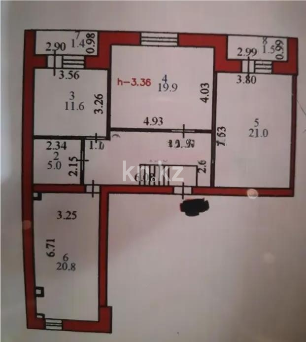 Продажа 3-комнатной квартиры, 97 м² - Продажа трехкомнатных квартир от собственников в Астане - страница 6 фото 6 из 6
