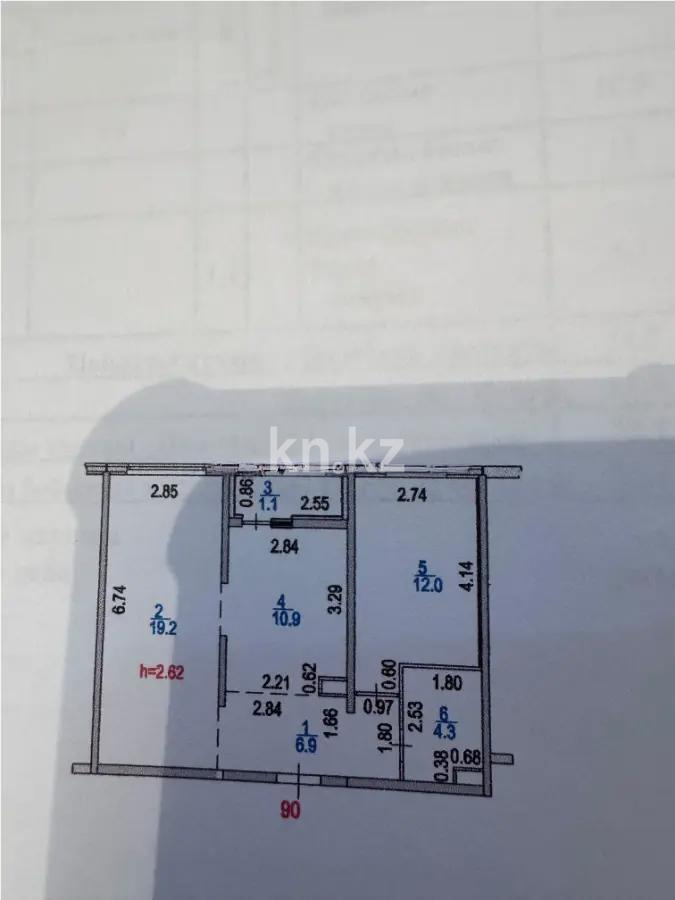 Продажа 2-комнатной квартиры, 54 м², пр. Райымбека, дом  590/8 - Продажа  двухкомнатных квартир в новостройках Алматы без посредников фото 6 из 6