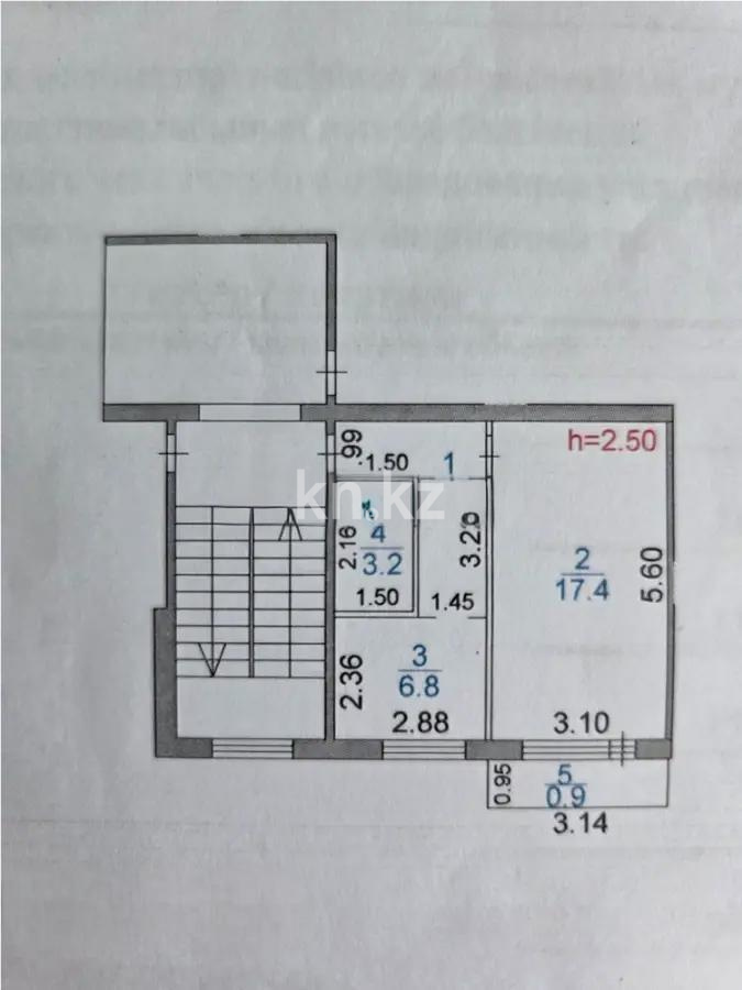 Продажа 1-комнатной квартиры, 34 м² - Продажа однокомнатных квартир в Караганде фото 4 из 4