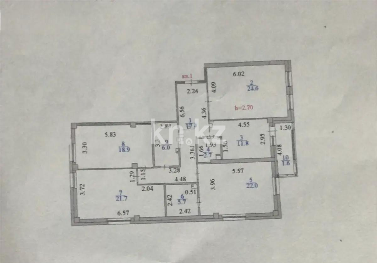 Продажа 4-комнатной квартиры, 134 м², ул. Нарикбаева в Астане - фото 22