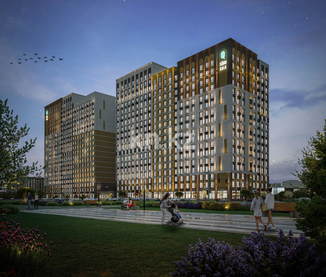 Продажа 1-комнатной квартиры, 38.42 м², ул. Бухар жырау, дом  12/2 в Астане - фото 5