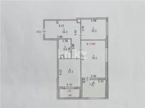 Продажа 3-комнатной квартиры, 65.2 м² в Астане - фото 13