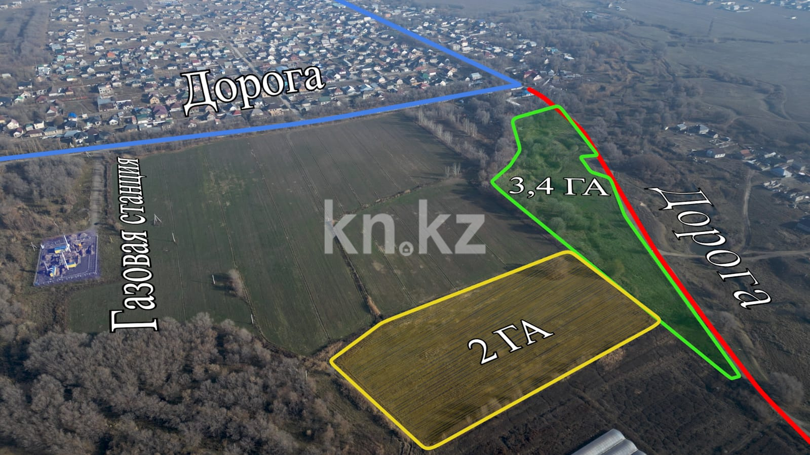 Продажа земельного участка, 5.4 га, Алматинская - Продажа и аренда недвижимости в Алматинской области фото 3 из 5