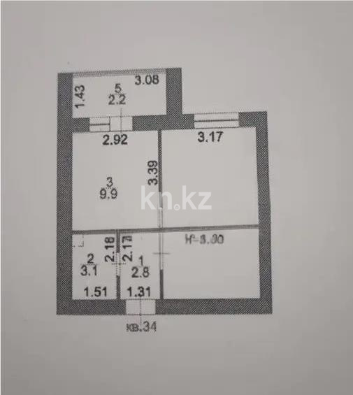 Продажа 1-комнатной квартиры, 36 м² в Астане - фото 3