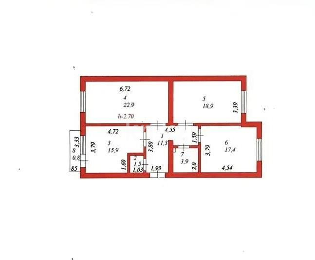 Продажа 3-комнатной квартиры, 93 м² - Продажа трехкомнатных квартир в Астане - страница 4 фото 8 из 8