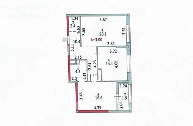Продажа 2-комнатной квартиры, 72 м² в Астане - фото 4