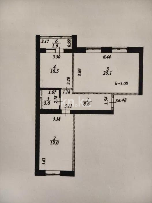 Продажа 2-комнатной квартиры, 68 м², ул. Акжан, дом  12 в Астане - фото 5