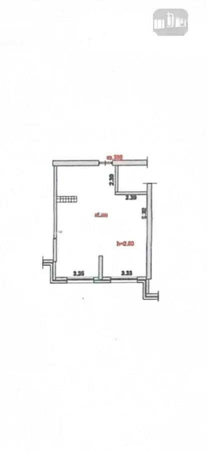 Продажа 2-комнатной квартиры, 49.5 м², ул. Толе би, дом  285/8 стр - Продажа  двухкомнатных квартир в Алматы фото 1 из 1