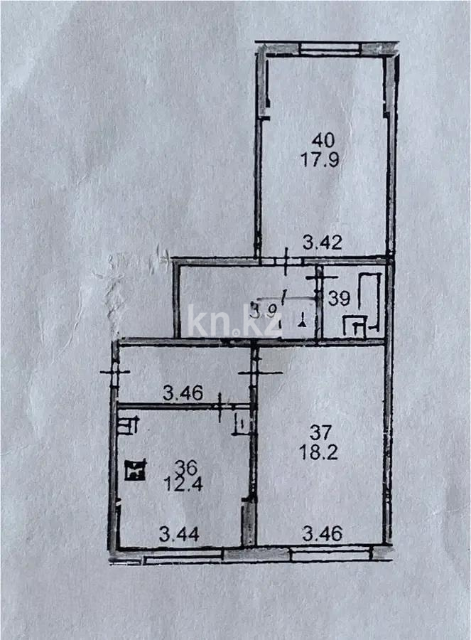 Продажа 2-комнатной квартиры, 63 м², ул. Навои, дом  50 в Алматы - фото 4