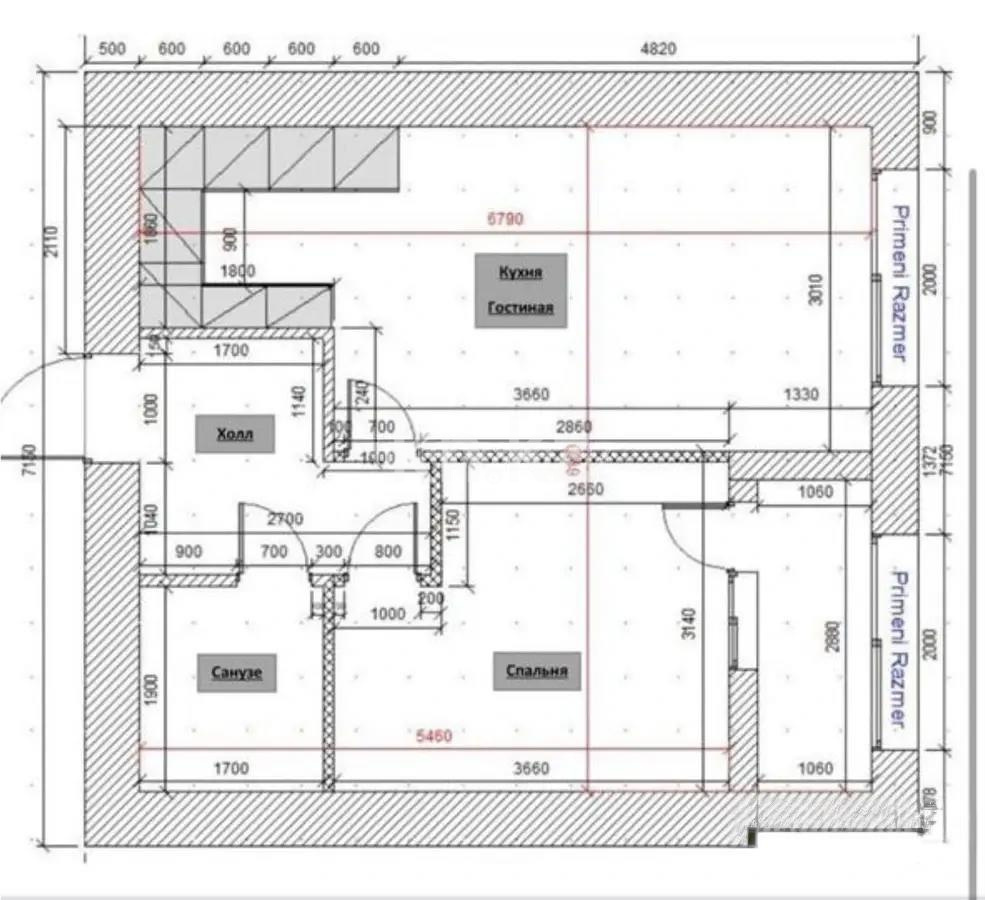 Продажа 2-комнатной квартиры, 40 м², 067 учетный квартал, дом  участок 502 в Караганде - фото 3