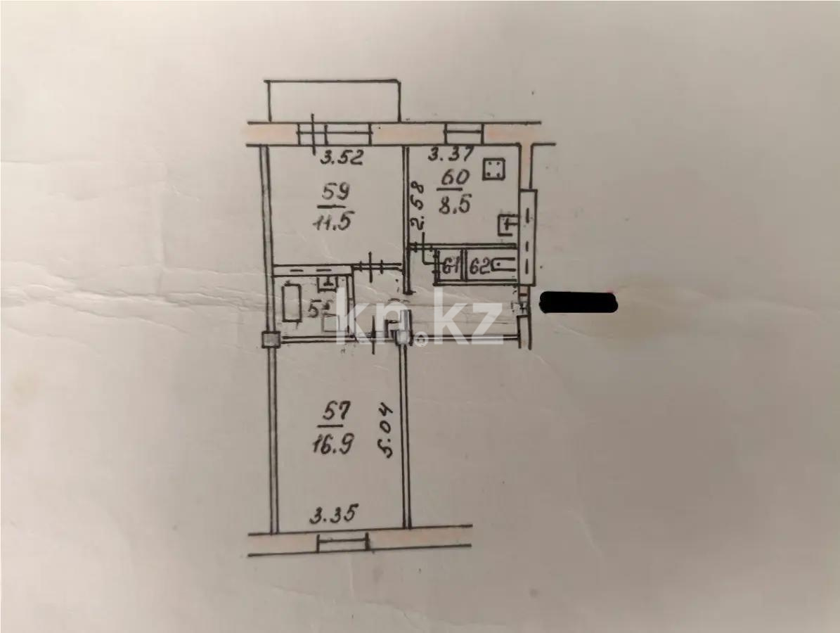 Продажа 2-комнатной квартиры, 51.1 м² в Алматы - фото 7