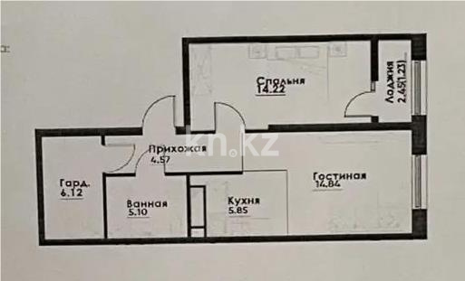Продажа 2-комнатной квартиры, 52 м², ул. Фадеева, дом  38г - Продажа квартир в Казахстане фото 1 из 1