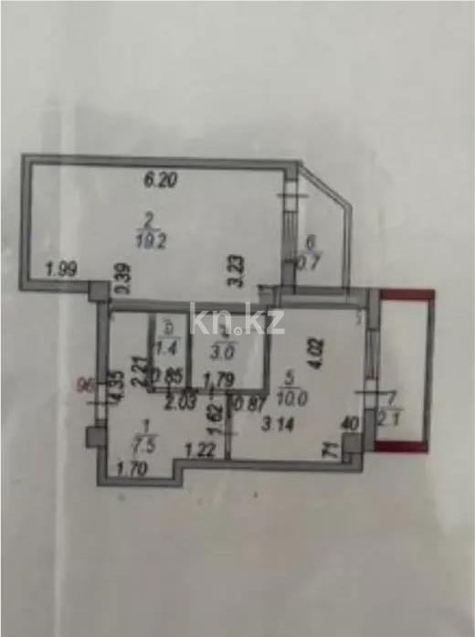Продажа 1-комнатной квартиры, 43.9 м², пр. Кудайбердыулы, дом  36/2 - Продажа квартир в Астане фото 5 из 5