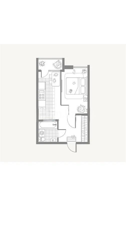 Продажа 1-комнатной квартиры, 33 м², пр. Алатау, дом  12а/1 в Алматы